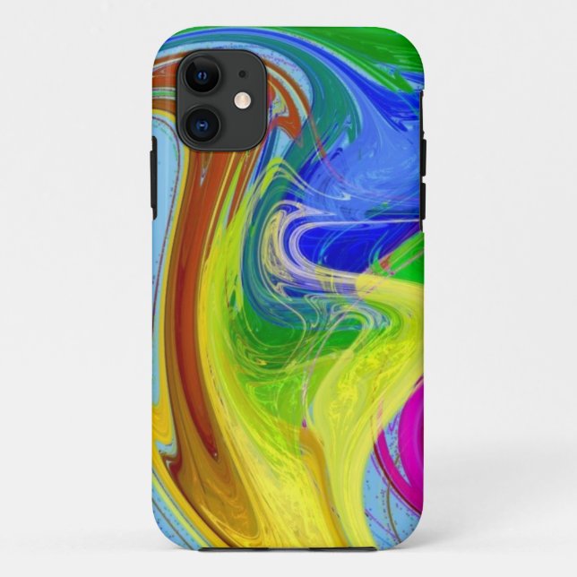 Liquid rainbow smoke Case-Mate iPhone case (Back)
