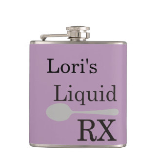 Liquid RX Hip Flask
