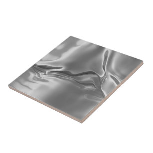 Liquid Silver Digital Print Tile