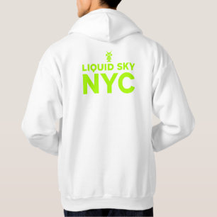 LIQUID SKY HOOD (green print ) WITH BACK PRINT Hoodie