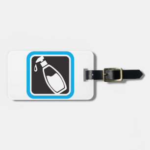 Liquid Soap Dispenser Pump Bottle Icon Luggage Tag