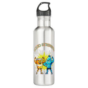 Liquid Strength – Funny Juice & Water Muscle Desig 710 Ml Water Bottle