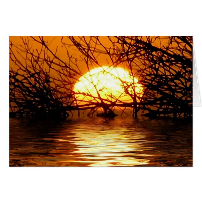 Liquid Sunset CARD (Front Horizontal)