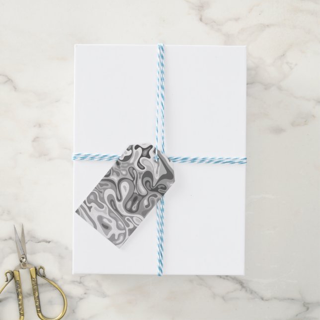 Liquid surface 13 gift tags (With Twine)