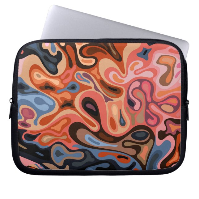 Liquid surface 4 laptop sleeve (Front)