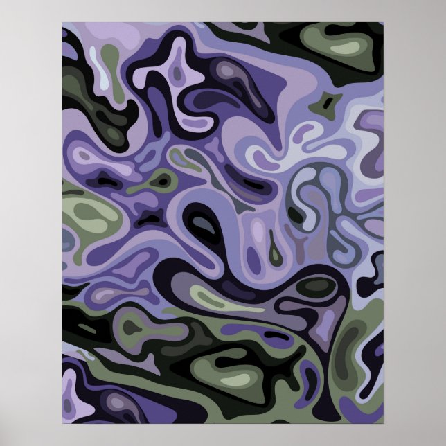 Liquid surface 8 poster (Front)