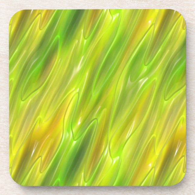 Liquid Yellow Coaster (Front)