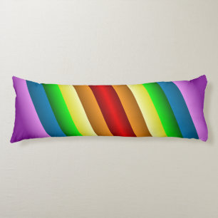 Liquidartz Double Edged Rainbow Body Pillow