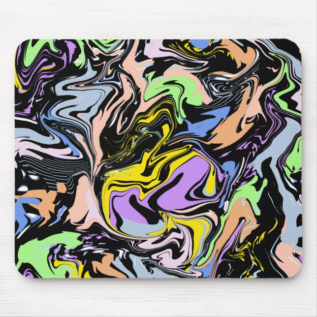 Liquify Abstraction Mouse Mat (Front)