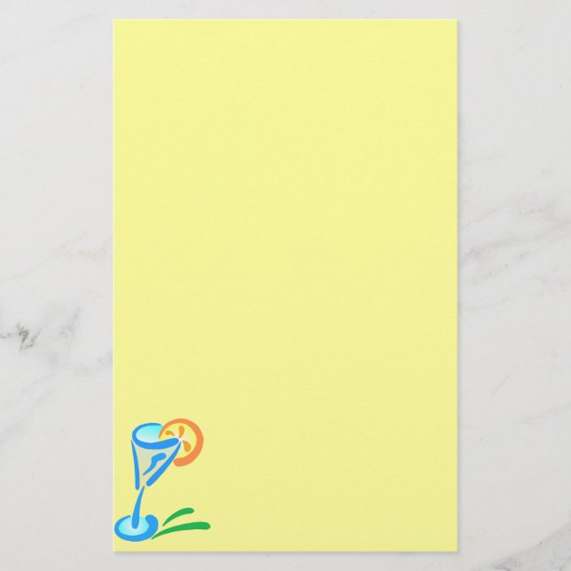Liquor Glass Customised Stationery (Front)