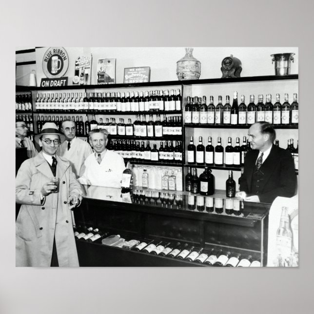 LIQUOR STORE - END of PROHIBITION 1933 Poster (Front)