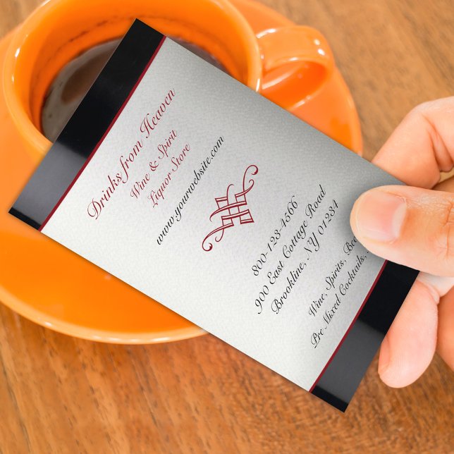 Liquor Wine Store Business Card (Creator Uploaded)