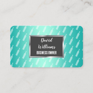 Liquor Wine Store Sommelier Business Card