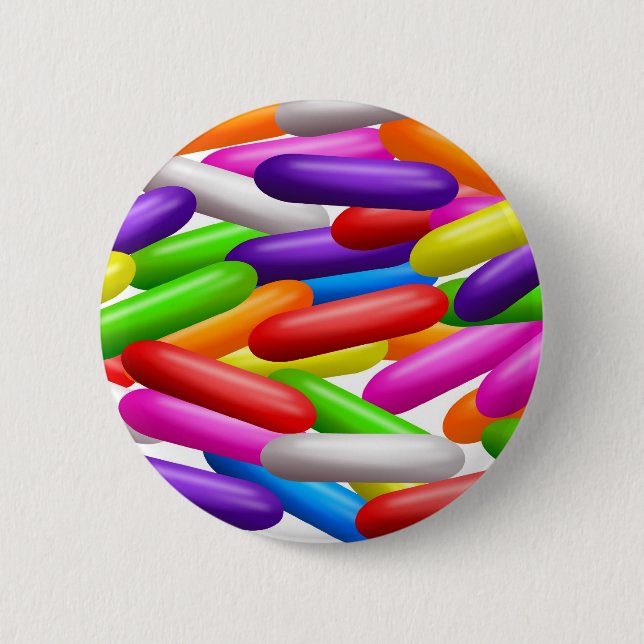 Liquorice 6 Cm Round Badge (Front)