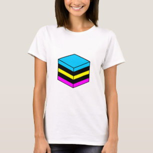 Liquorice All Sort - Blue, Yellow, Magenta & Black T-Shirt
