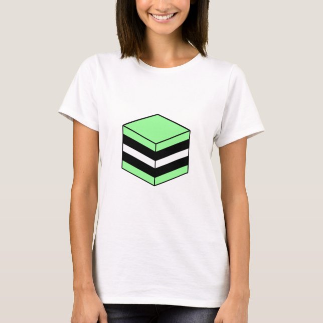 Liquorice All Sort - Mint Green and Black T-Shirt (Front)