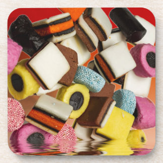 Liquorice All Sorts sweets Coaster