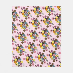 Liquorice Allsorts All Sorts Liquorice Candy Sweet Fleece Blanket