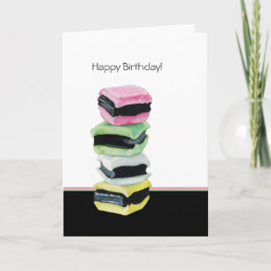 Liquorice Allsorts Birthday Card