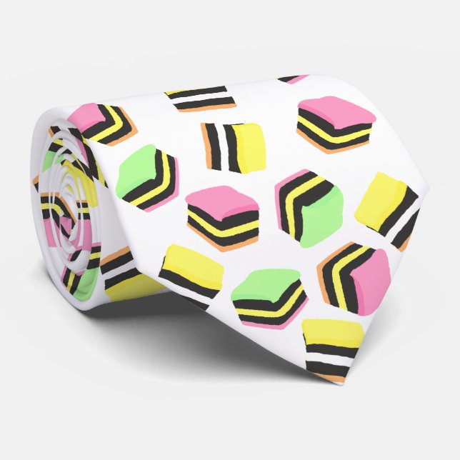 Liquorice Allsorts Candy Tie (Rolled)