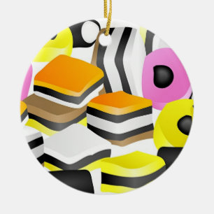 Liquorice Allsorts Ceramic Tree Decoration