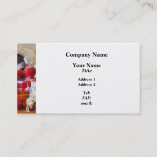 Liquorice and Chocolate Covered Peanuts Business Card