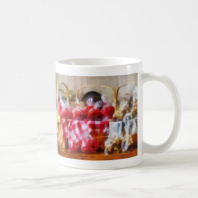 Liquorice and Chocolate Covered Peanuts Coffee Mug (Right)