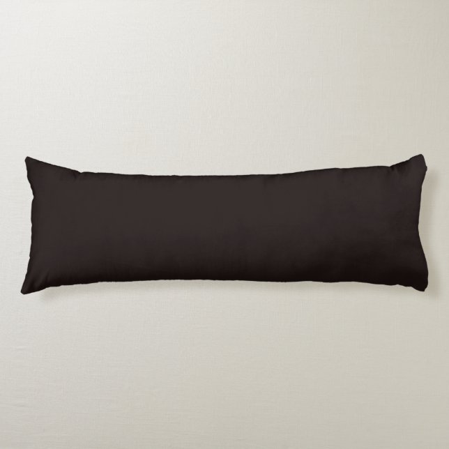Liquorice Black Body Pillow (Front)