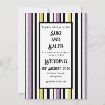 Liquorice Candy - Wedding Invitation