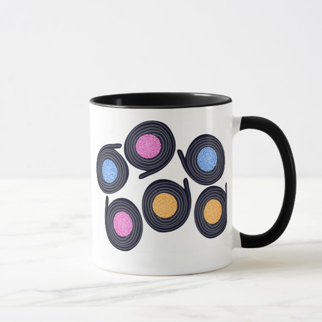 Liquorice Catherine Wheels Mug (Right)