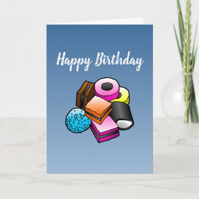 Liquorice Confectionery Card (Front)