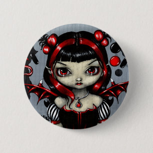 "Liquorice Fairy" Button