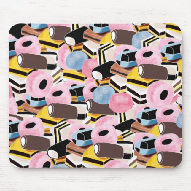 liquorice sweets mouse mat (Front)