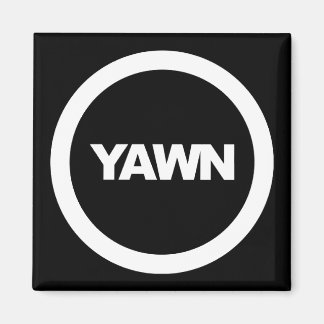 Liquorice Yawn Brand Fridge Magnet