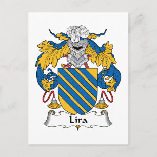 Lira Family Crest Postcard