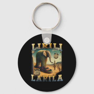 Lirili Larila Funny Italian Brainrot Meme  Key Ring