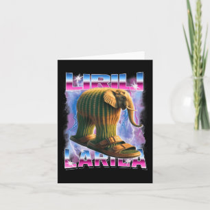 Lirili-larila Italian-brainrot Funny Gen Z Men Wom Card