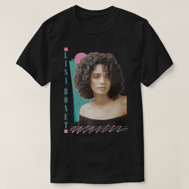 Lisa Bonet 90s Aesthetic Fan Design T-Shirt (Design Front)