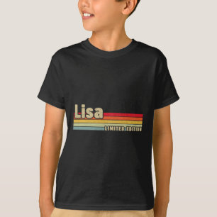 Lisa Gift Name Personalised Birthday Fun Christmas T-Shirt