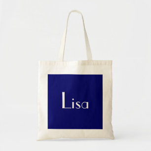Lisa In Navy IV Tote Bag