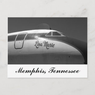 Lisa Marie Aeroplane Memphis Tennessee Postcard