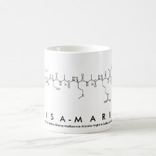 Lisa-Marie peptide name mug