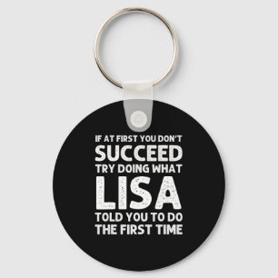Lisa Name D Birthday Funny Christmas Jo Key Ring
