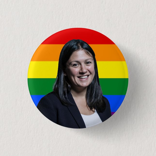 Lisa Nandy LGBT Badge (Front)