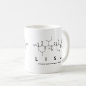 Lisa peptide name mug (Front Right)