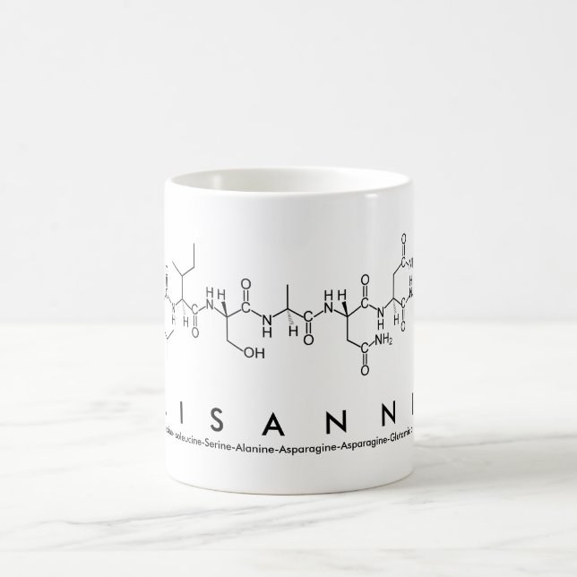 Lisanne peptide name mug (Center)