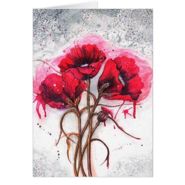 Lisa's Red Poppies (Front)