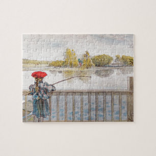 Lisbeth Fishing by Carl Larsson Jigsaw Puzzle