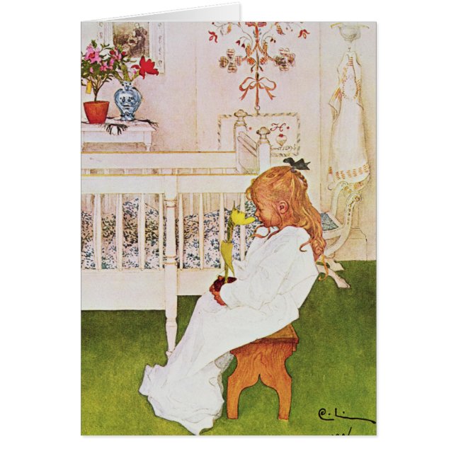 Lisbeth with a yellow tulip (Front)