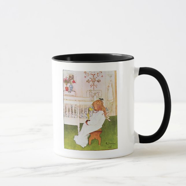 Lisbeth with a yellow tulip mug (Right)